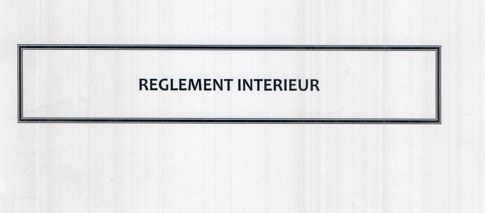 reglement